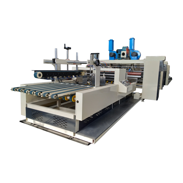 automatic carton printer slotter die - cuter folder gluer strapping linkage line box machine