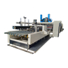 full automatic carton box Flexo Printing die cutting Folder Gluing Strapping in line / case maker
