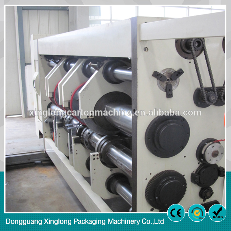 Five color automatic printing slotting machine