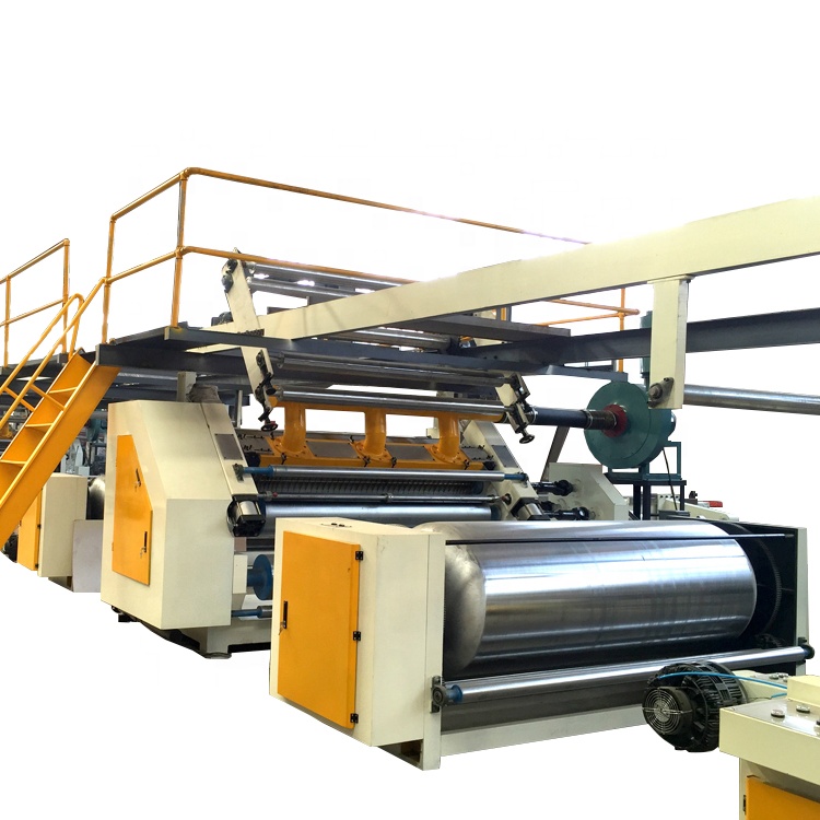 Steam heating corrugated cardboard production line, carton machinery