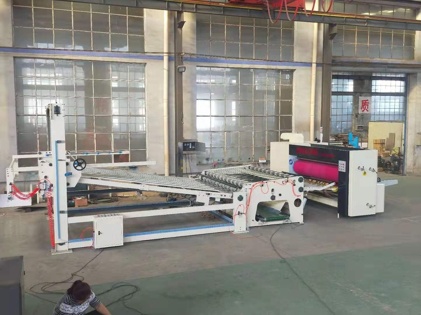 high speed automatic sheet feed cylinder die cutting and creasing machine