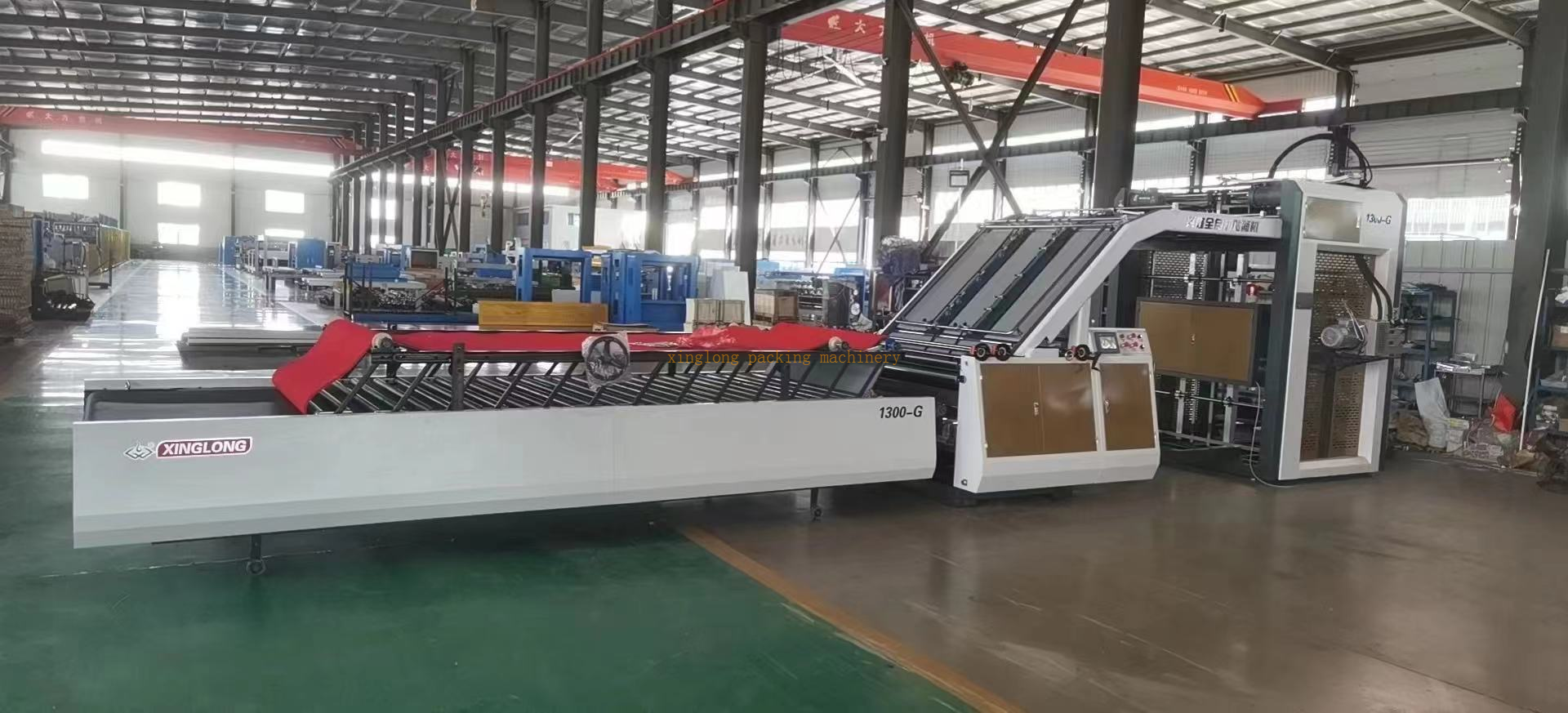 Full automatic flute laminator machine