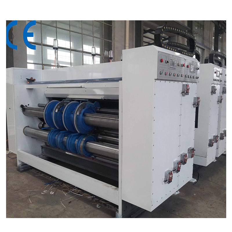 Five color automatic printing slotting machine