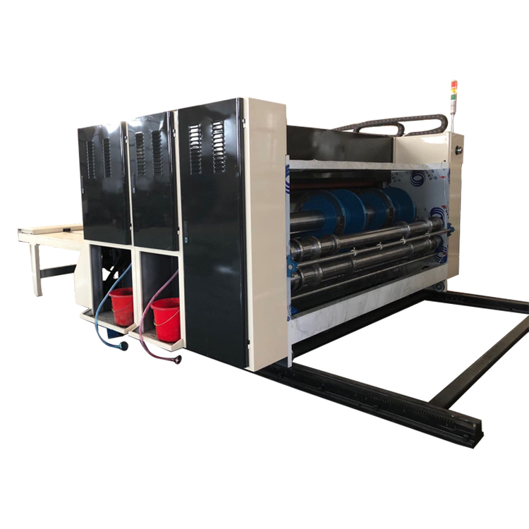 Reliable quality semi automatic flexo printing machine 2 3 4 color printer slotter die cutter