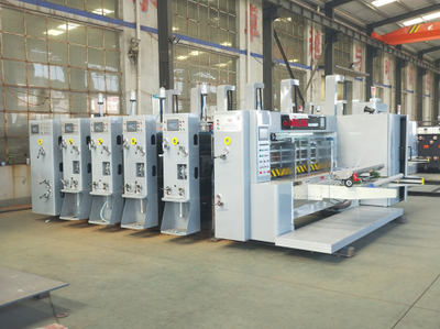 printing press flexo printer slotter rotary die cutter machine