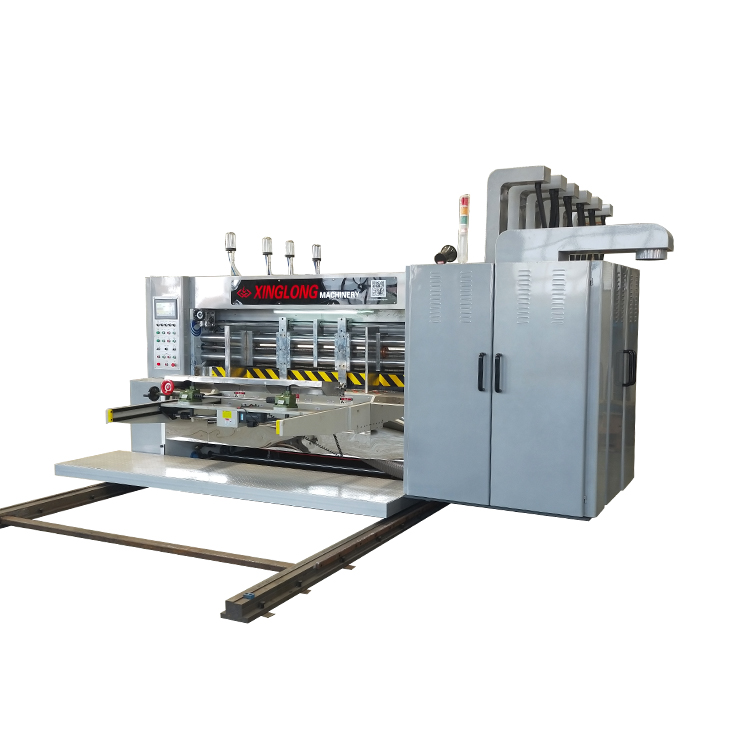 New style fully automatic used corrugated carton die cutting flexo printing machine