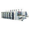 Top quality carton box making machine flexo printing slotting die cutter machine