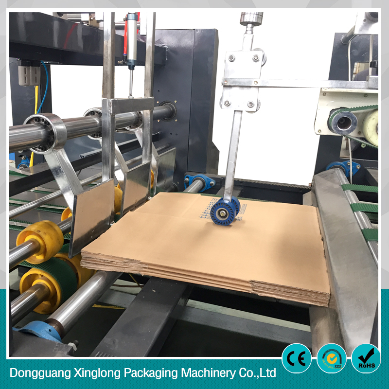 Factory customized fast adjust paper folding gluing machine