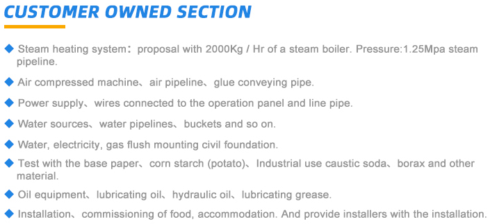 生产线customer owned section
