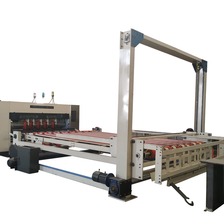automatic high speed carton making printing machine with slotting die cutting box maker machinery price