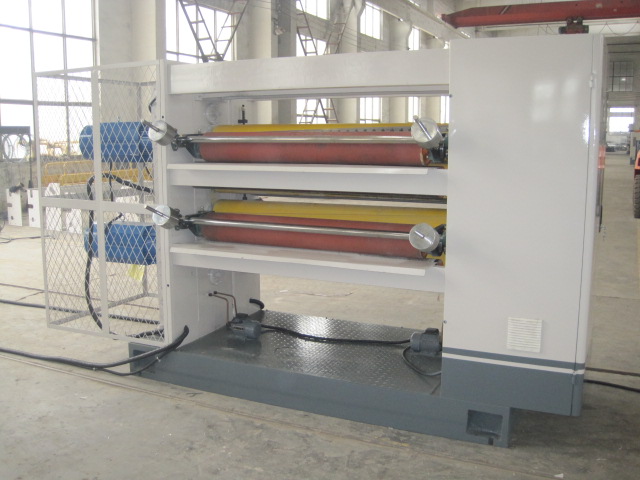 corrugated cardboard double layers NC cut-off machine