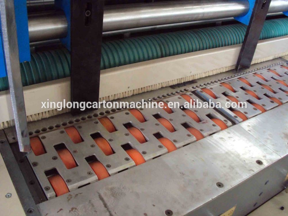 corrugated cardboard automatic box making machine printing machine