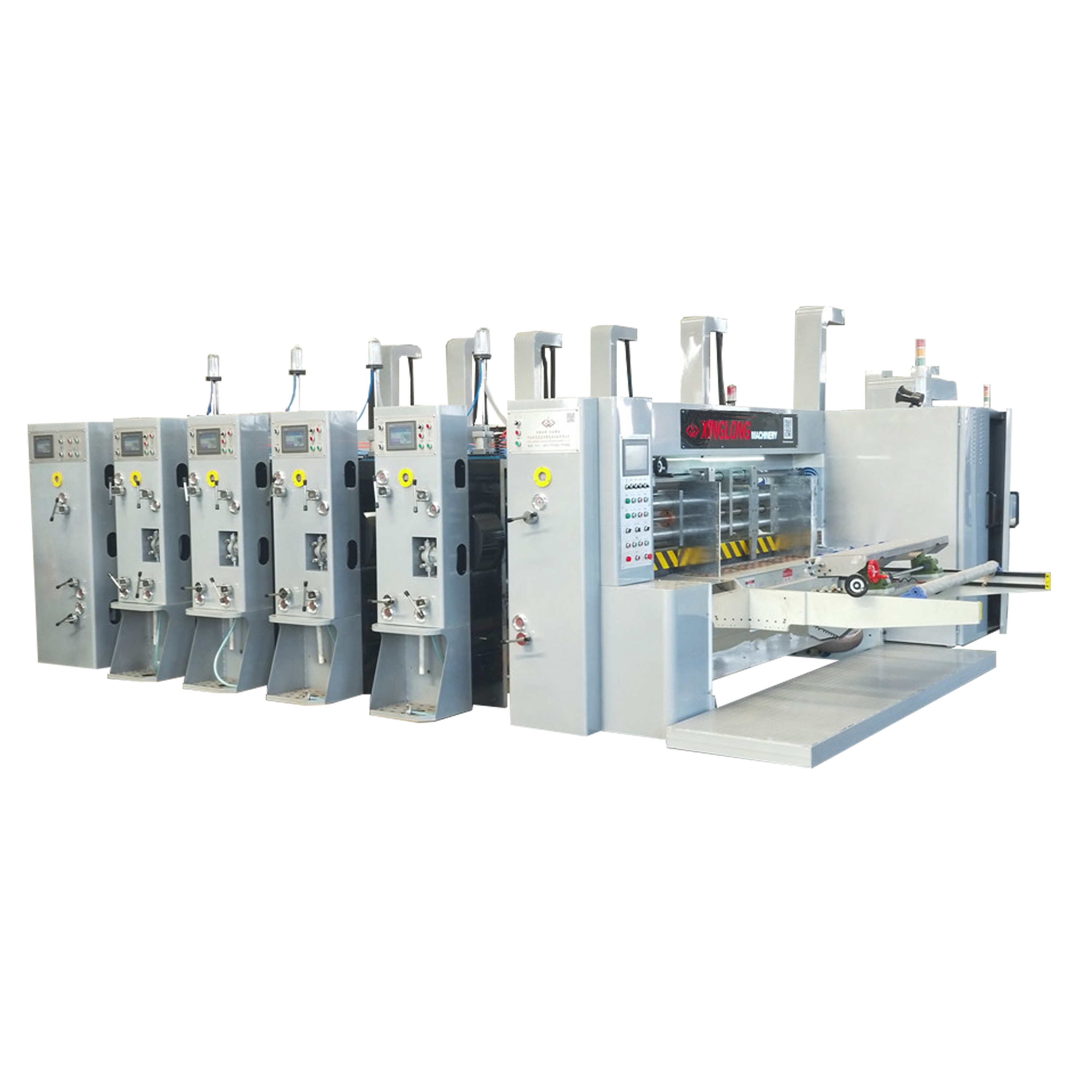 corrugated carton flexo printing machine