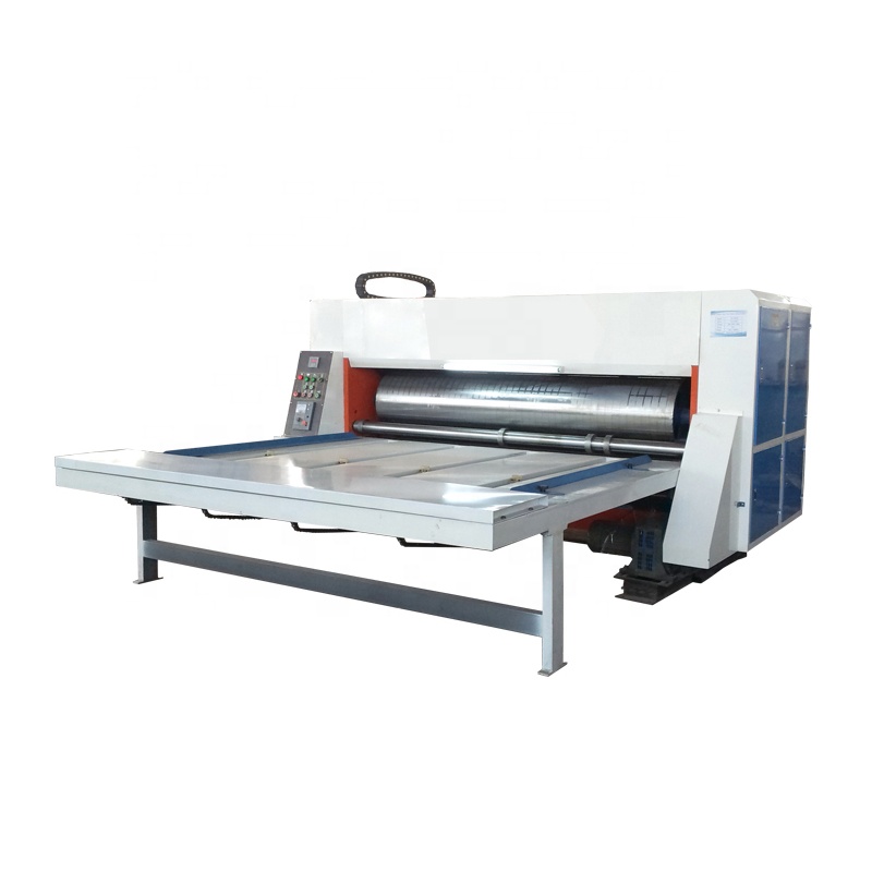 chain feeding corrugated carton board box Flexo printing slotting die cutting / die-cutting machine