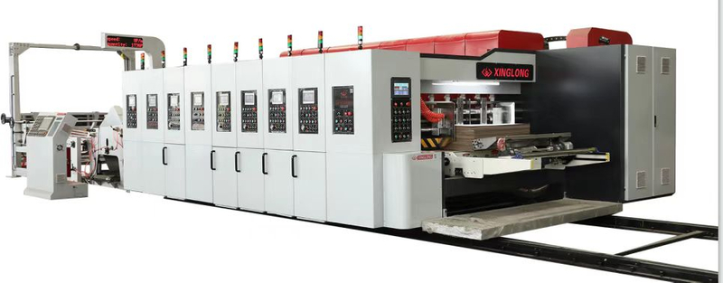 YJ series full auto high speed Printing slotting die-cutting Machine