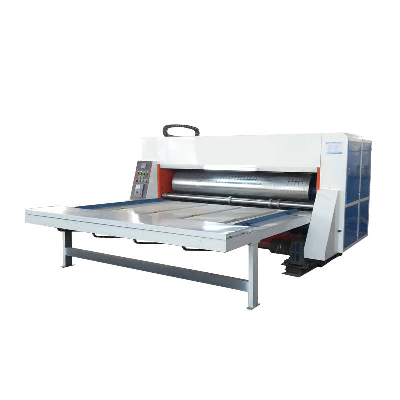 corrugated cardboard semi-automatic printing and slotting machine