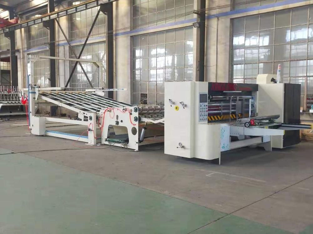 Automatic corrugated caton box die-cutting packing machinery