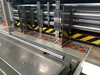 Automatic flexo printer die cutter corrugated carton machine lead edge feeder slotter