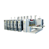 Automatic corrugated cardboard flexo printing slotting die-cutting with stacker machinery