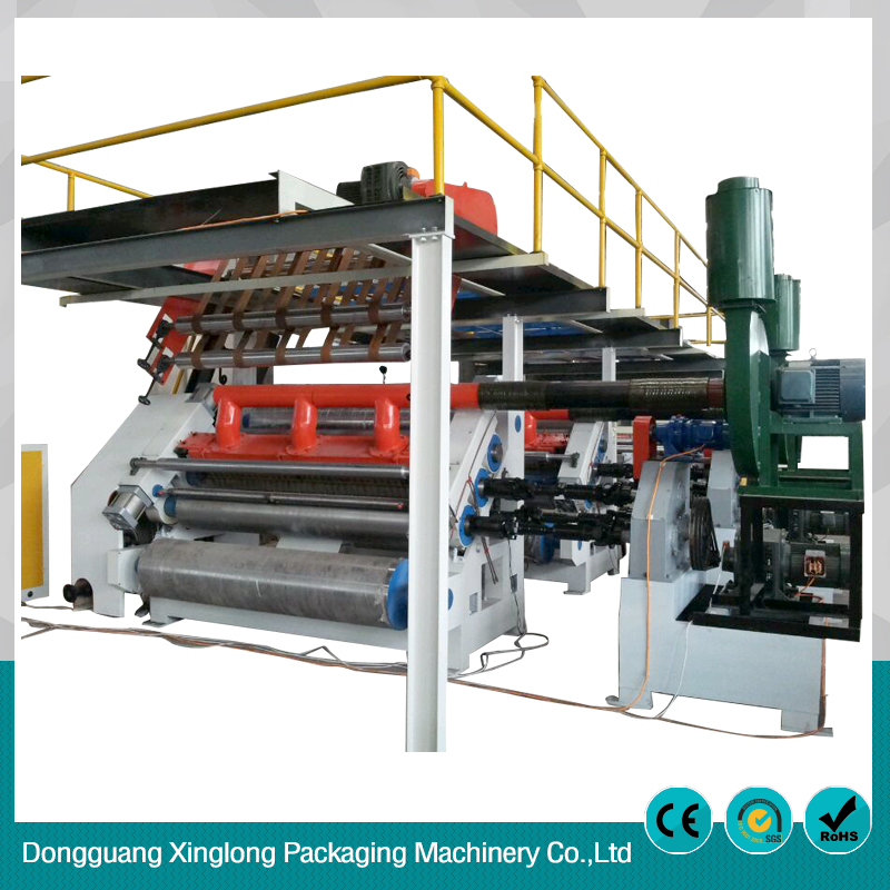 China suppliers speed 80m per min corrugated board single facer production line