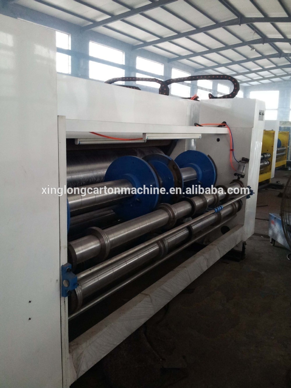 corrugated cardboard automatic box making machine printing machine