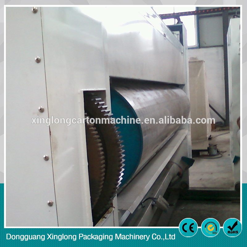 Five color automatic printing slotting machine
