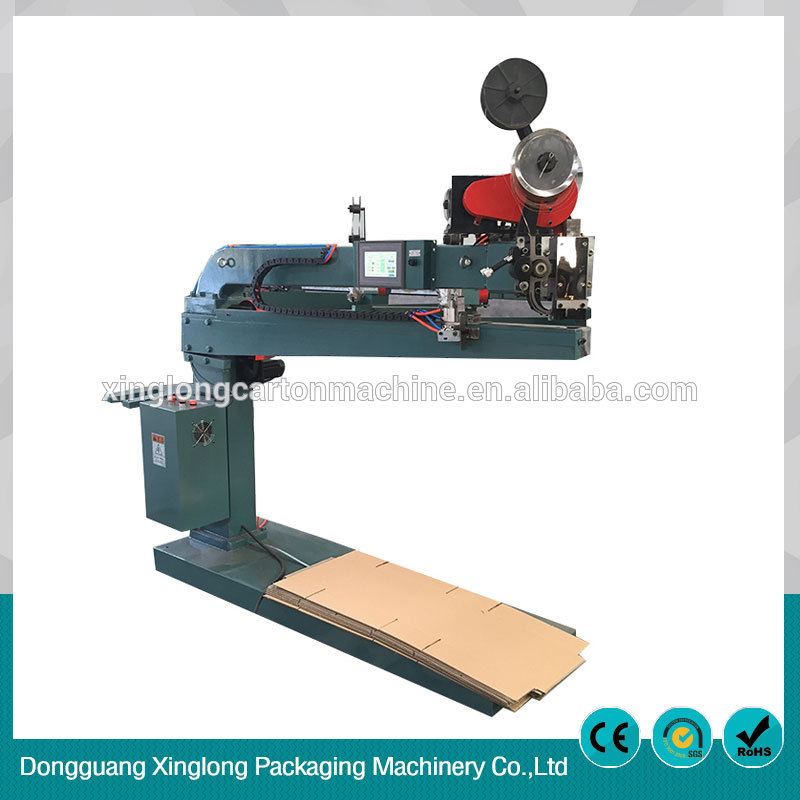 carton box manual Stitcher/carton making machine