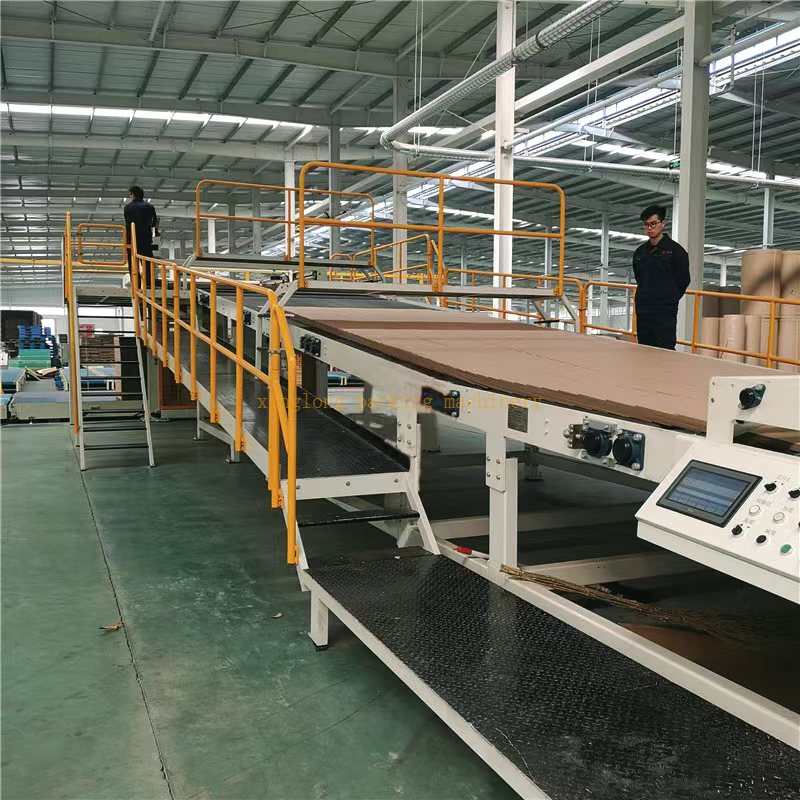 WJ300-2500 five layer corrugated cardboard production line